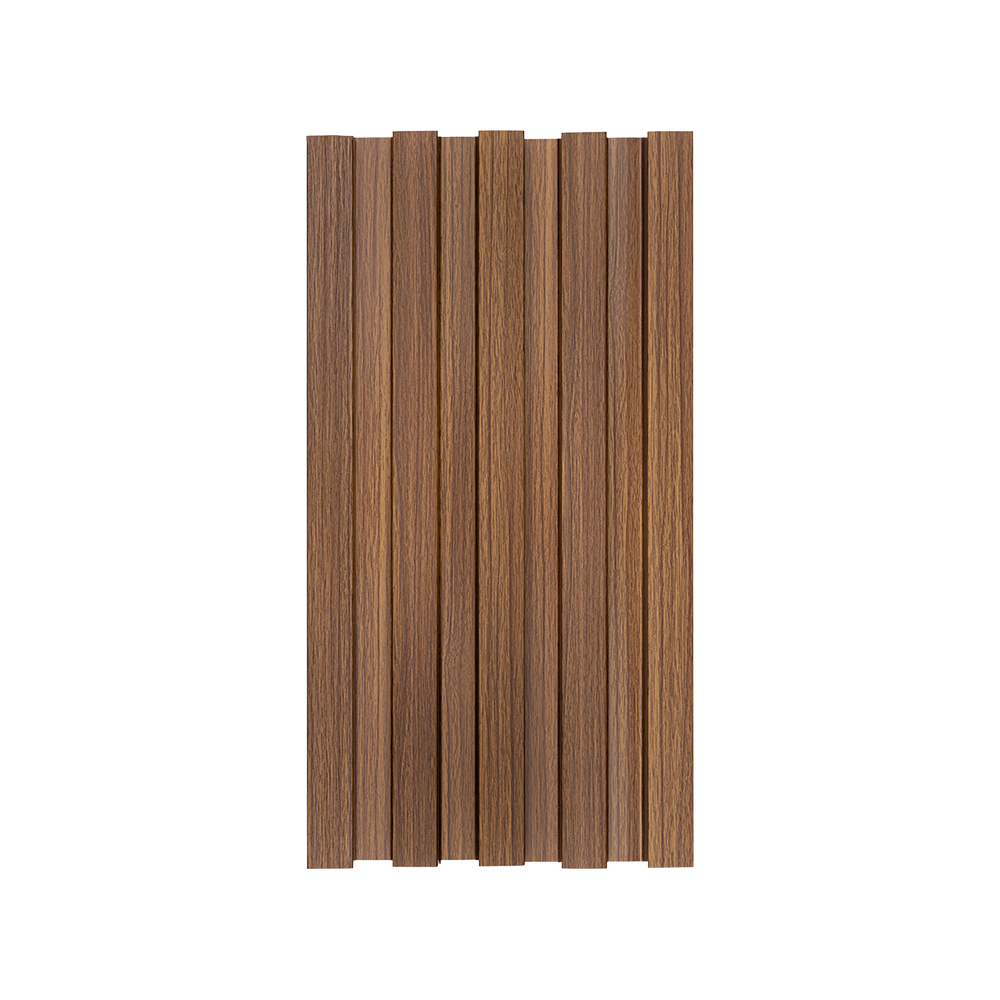 LAMBRIN DECORATIVO PREMIUM 3.4 M² 10 PZAS ESTILO MADERA COLOR  CAFÉ OSCURO 