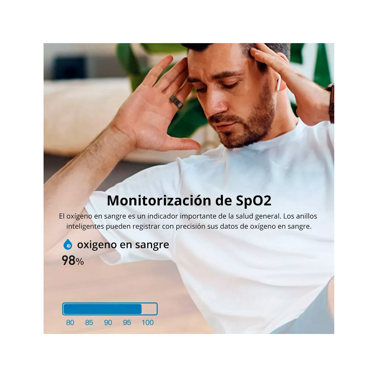 Anillo Inteligente Petukita Box RTw02 Multifunción Silver