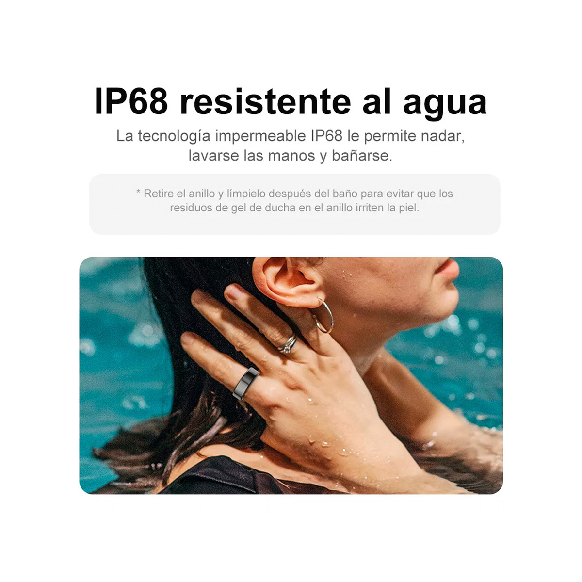 Anillo Inteligente Petukita Box RTw02 Multifunción Silver