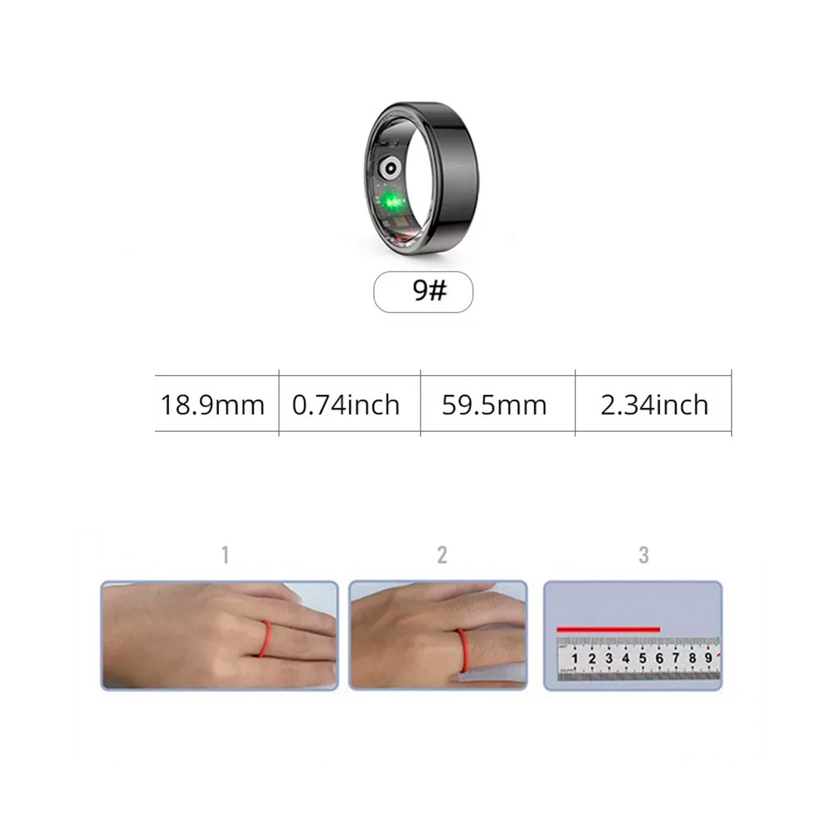 Anillo Inteligente Petukita Box RTw02 Multifunción Silver