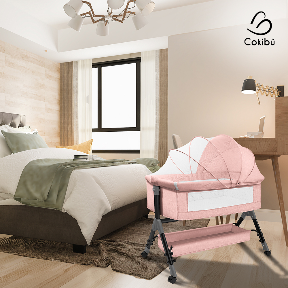 Cuna Moisés Para Bebé Con Mosquitero.