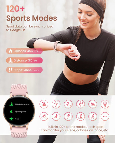 Smartwatch Para Mujer Dekelife Reloj Inteligente Deportivo