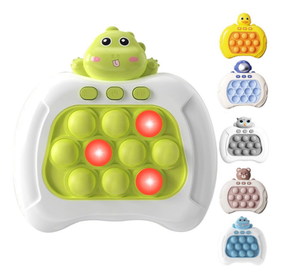 Juguete Quick Push Fidget Spinner Juguetes Antiestres Verde