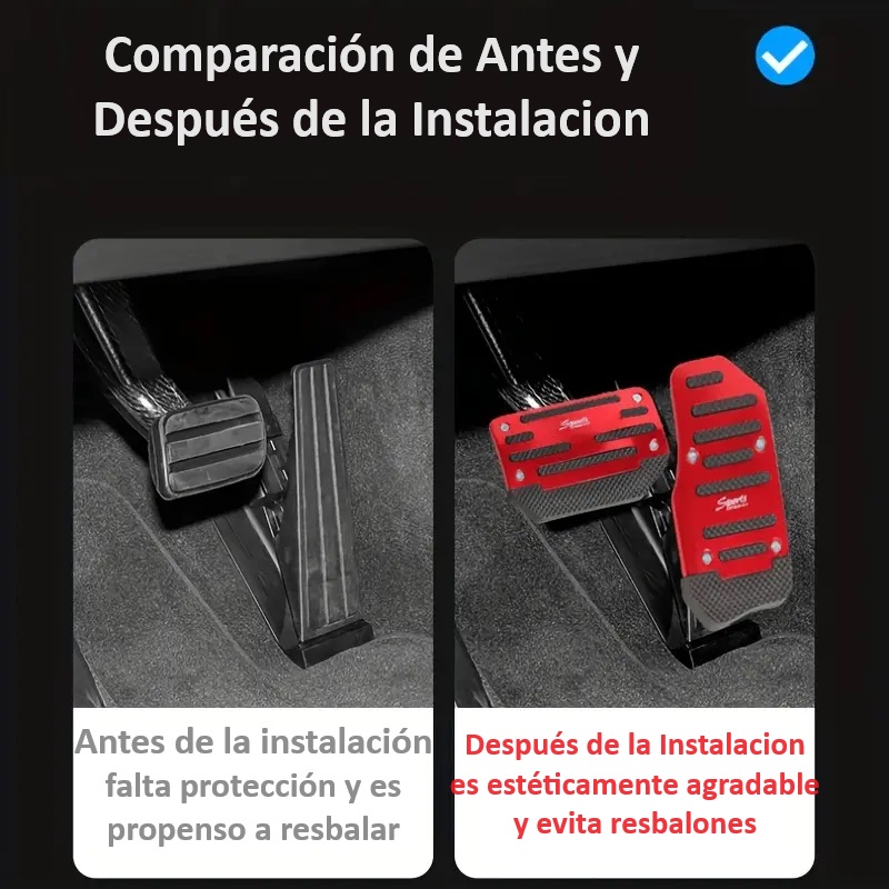 Set de Pedales para Automovil Automatico.