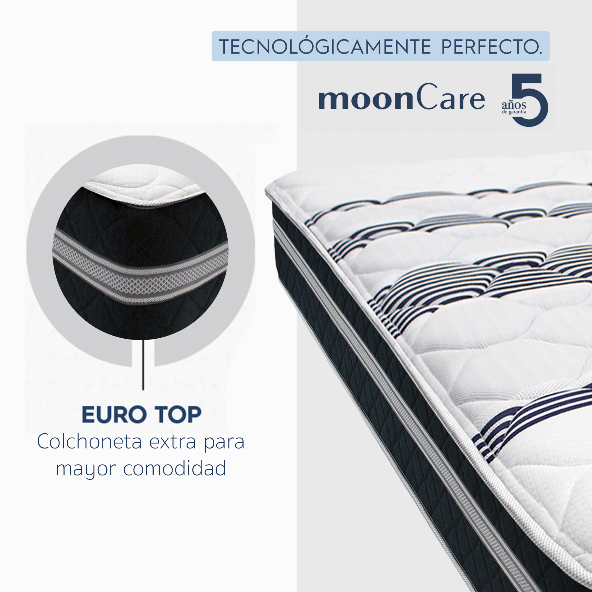 Colchón King Restonic Sally Mooncare.