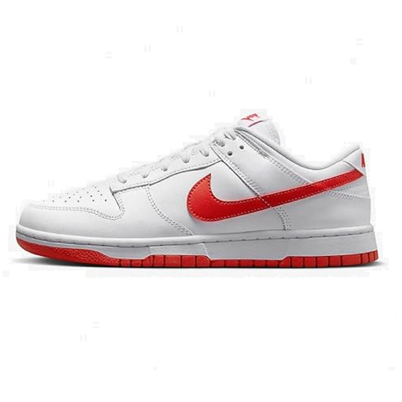 Tenis Nike Dunk Low Retro Blanco/rojo Basquetbol Hombre Talla #26