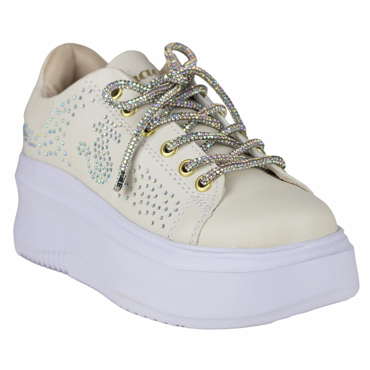 Tenis Plataforma Para Mujer Shadow Urbanos 3014 Blanco Latte