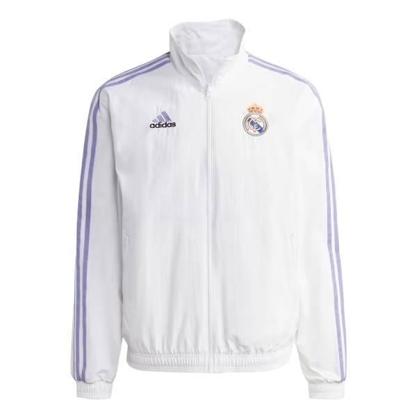Chamarra Original Adidas doble vista del Real Madrid de España HT6458