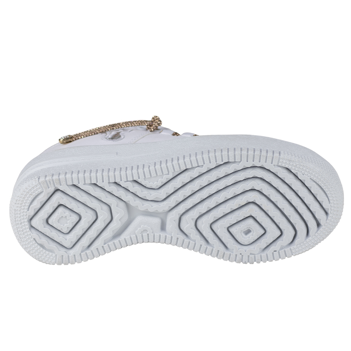 Tenis Blanco Rosa Mujer Plataforma Urbano Shadow 2084 Sintetico