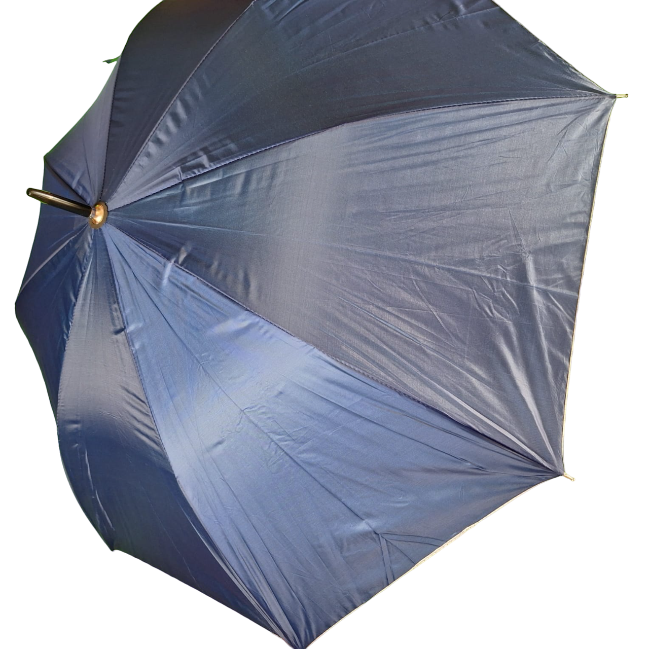 Sombrilla Paraguas Color Azul Oscuro Extra Grande Reforzada De 8 Varillas