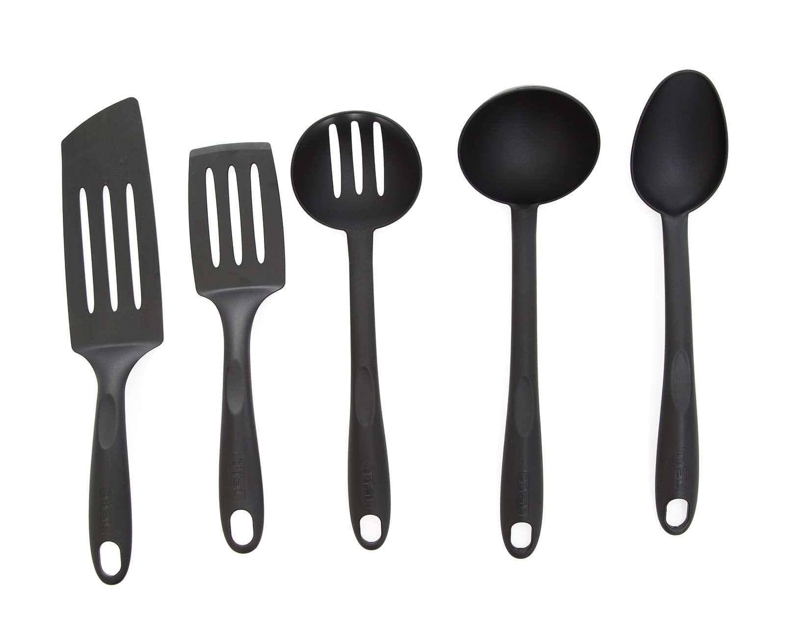 Juego de 5 utensilios de cocina blister t-fal.