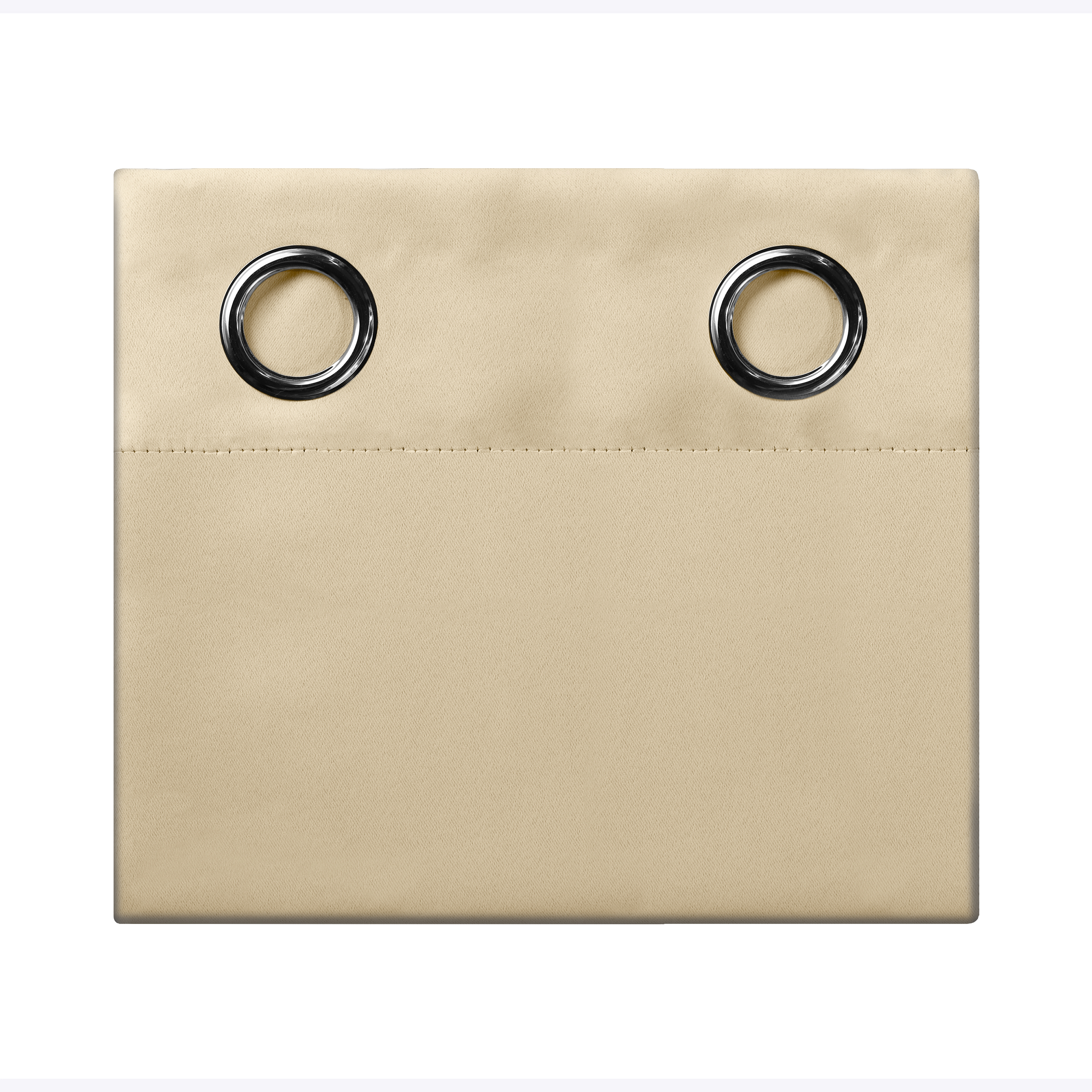 Cortinas Blackout Beige Térmico Largas Lisa Opaca 95% Bloqueo Luz .