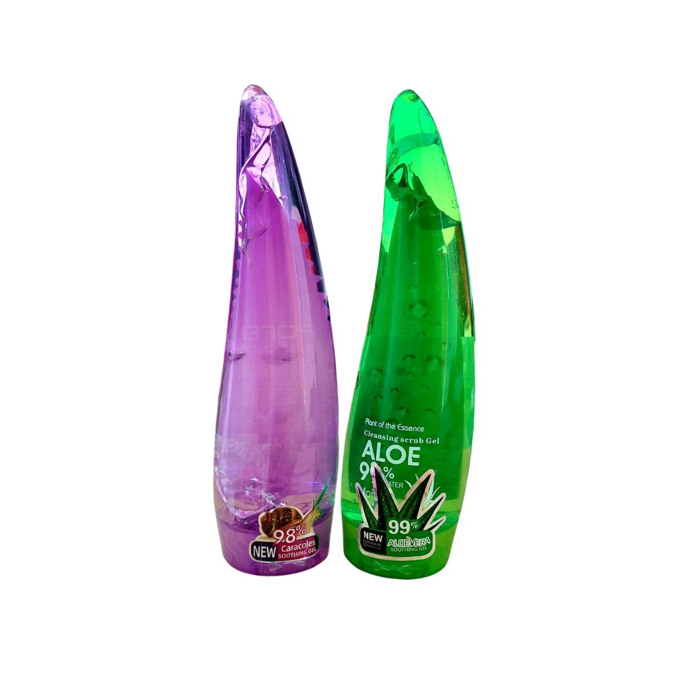 Gel Aloe Vera Y Baba Caracol Hidratante.