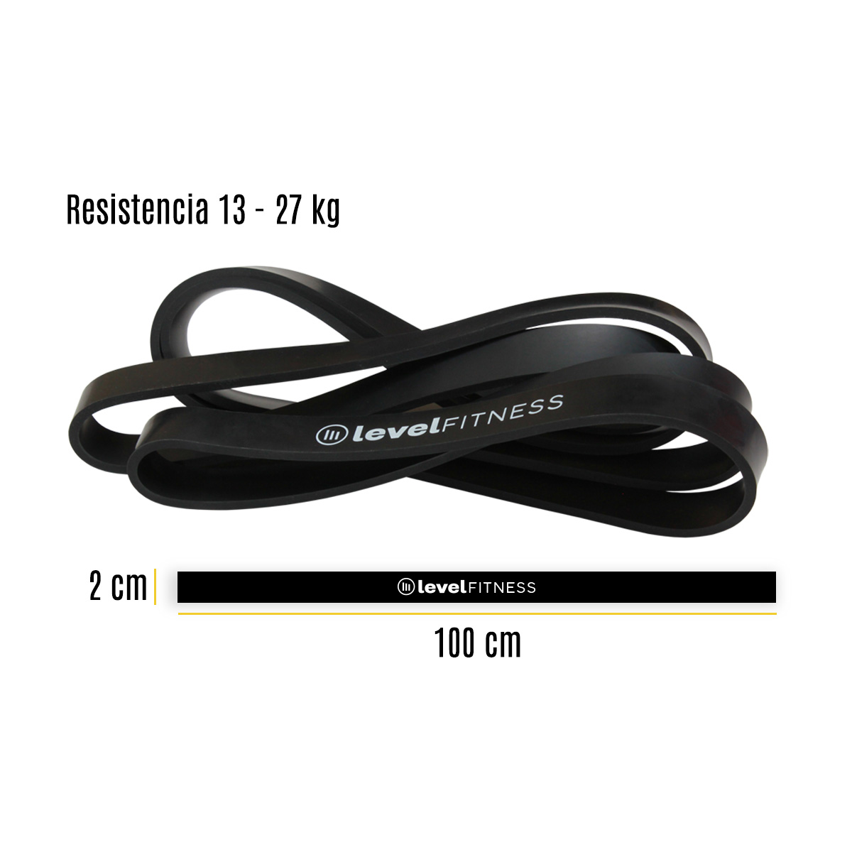 Banda De Resistencia Crossfit Pullups #3 Negra.