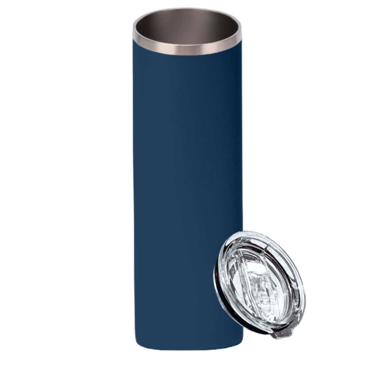 Termo Skinny 591 ml - Doble capa - Origami Home -Azul Marino.