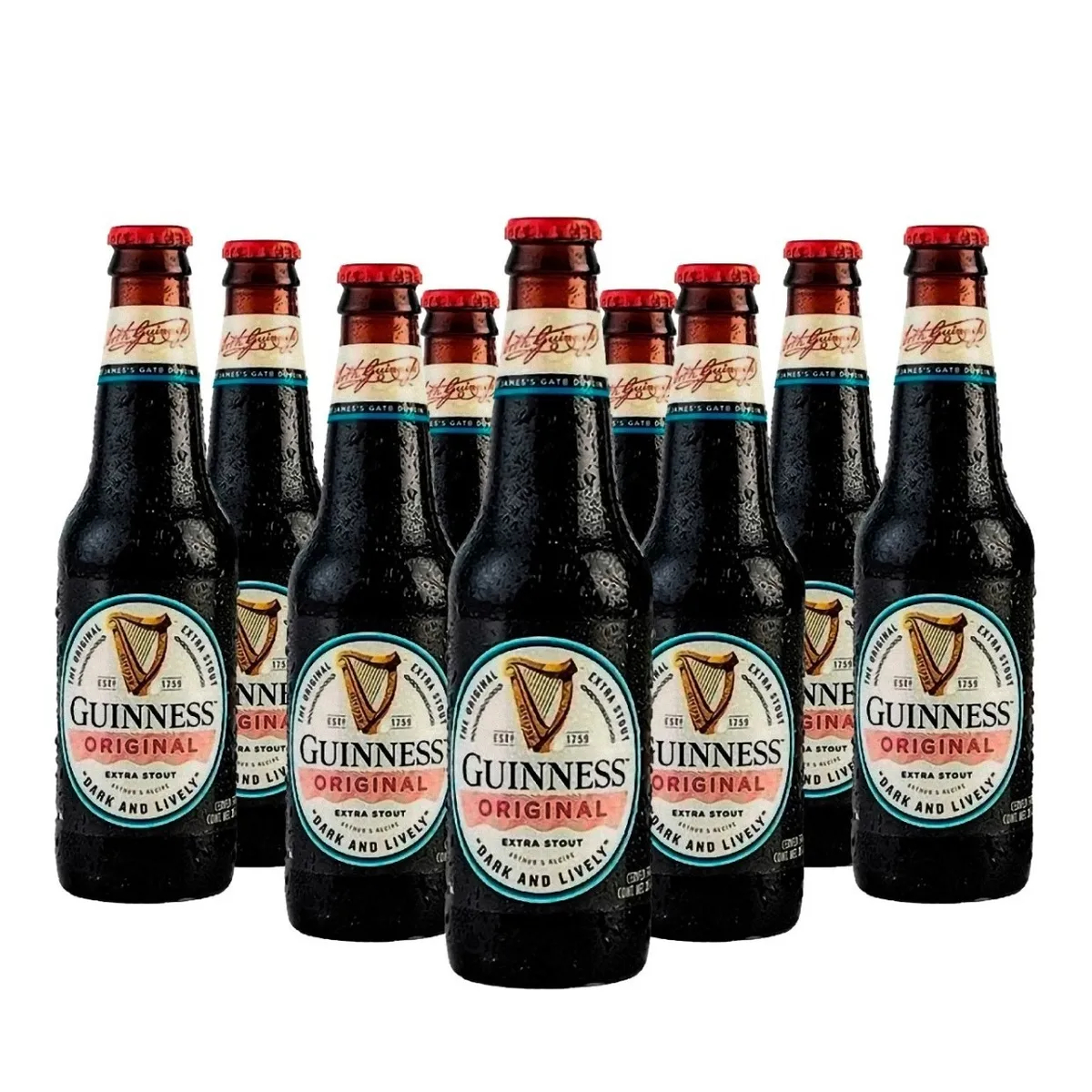 12 Pack Cerveza Guinness Original Extra Stout 325c/u