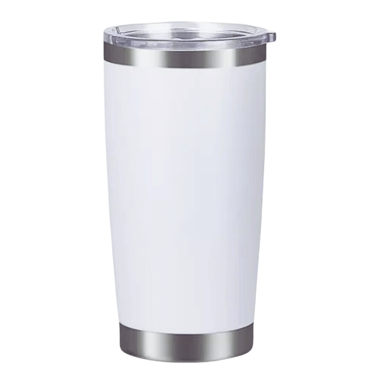 Vaso Térmico -Termo 591 ml Doble Capa Acero Inoxidable Frío Calor Premium -Blanco
