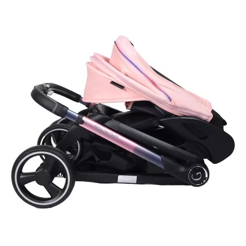 Carriola con Portabebe y Bambineto GALACTUS Trio Rosa.