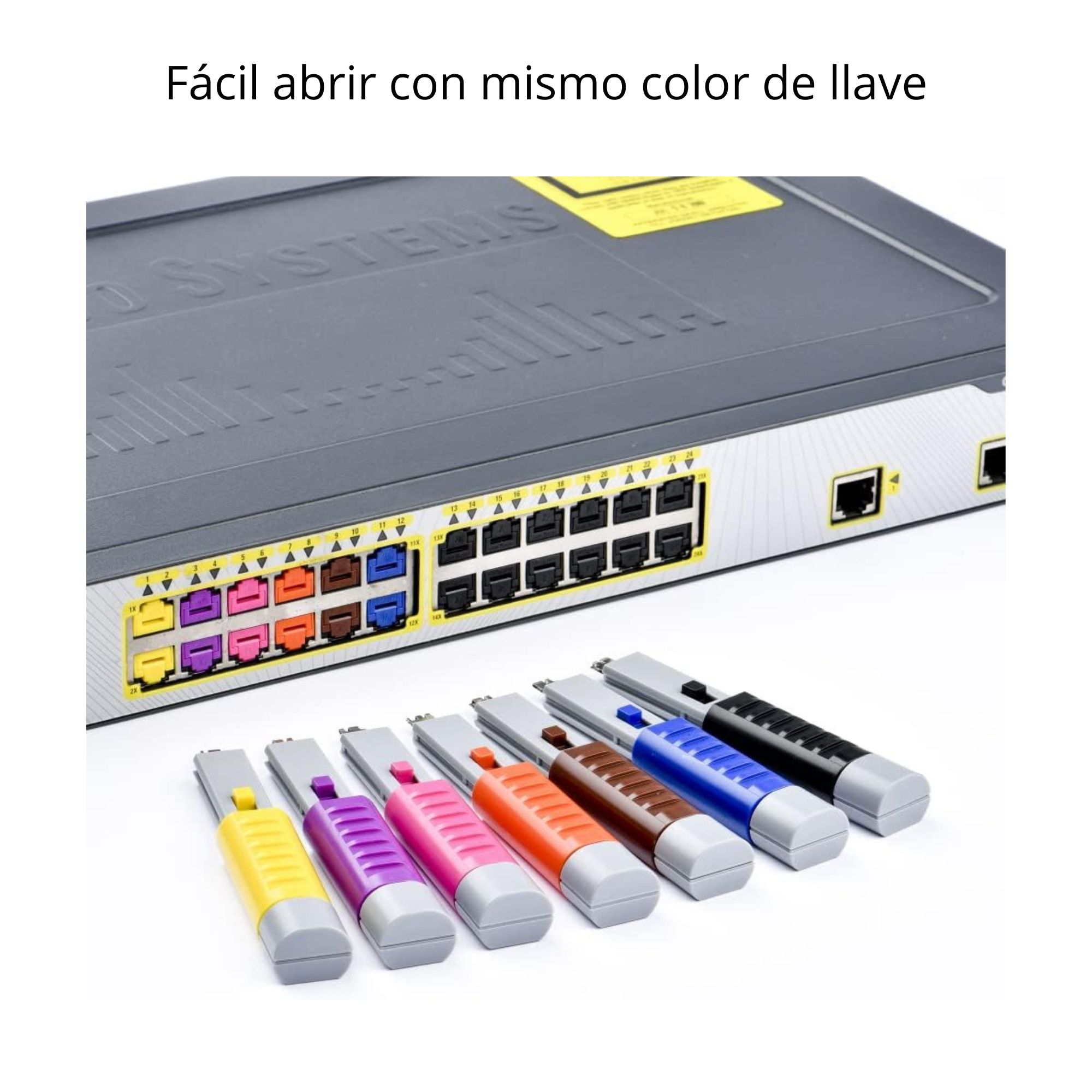 Smart Keeper Bloqueador De Rj45 De Lan 12 Piezas