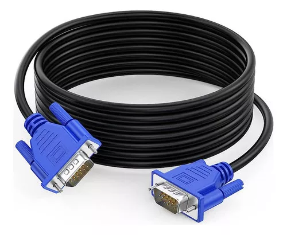 Cable Vga A Vga De 15 Metros Blindado Uso Rudo