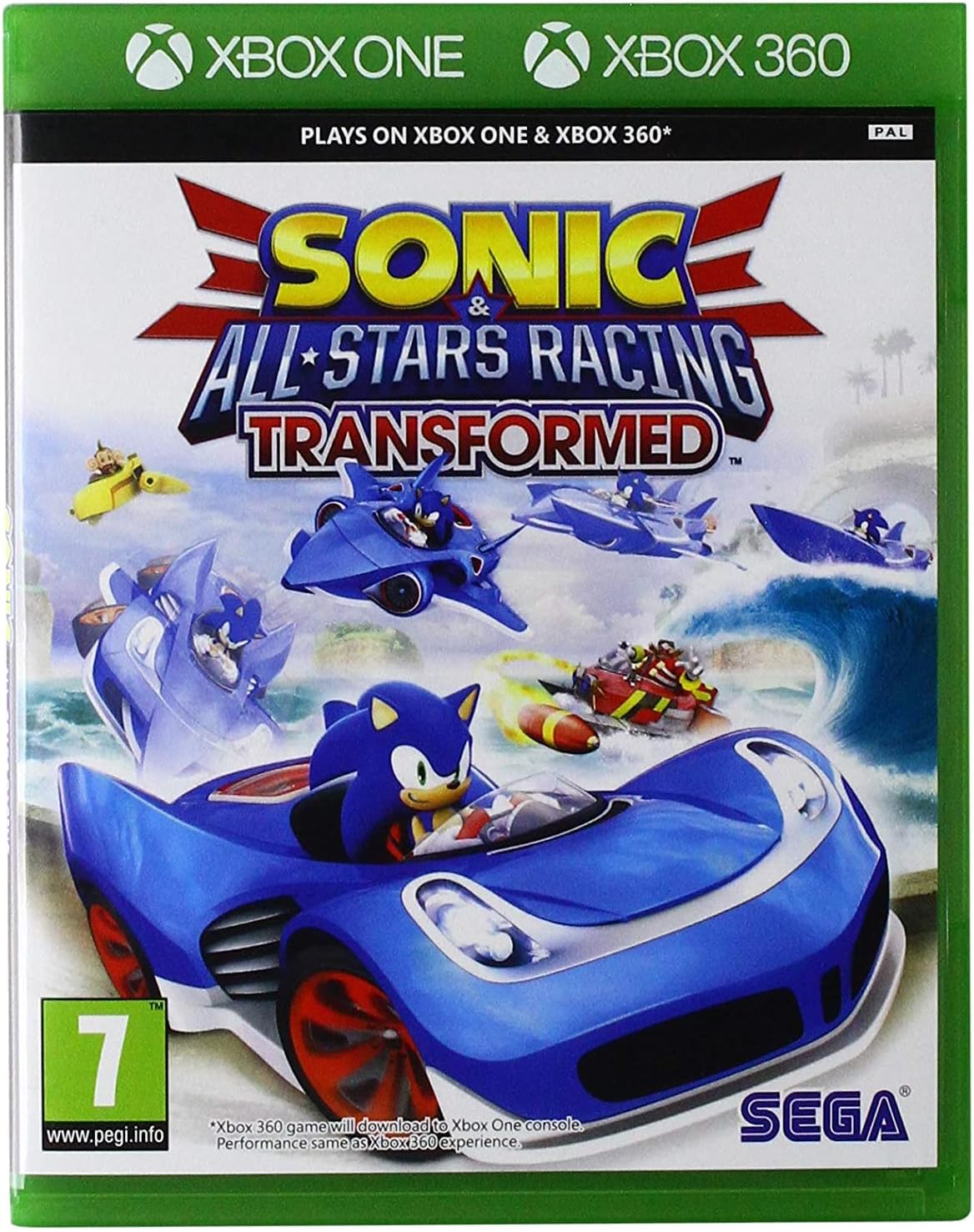 Sonic & All Stars Racing Transformed Para Xbox 360