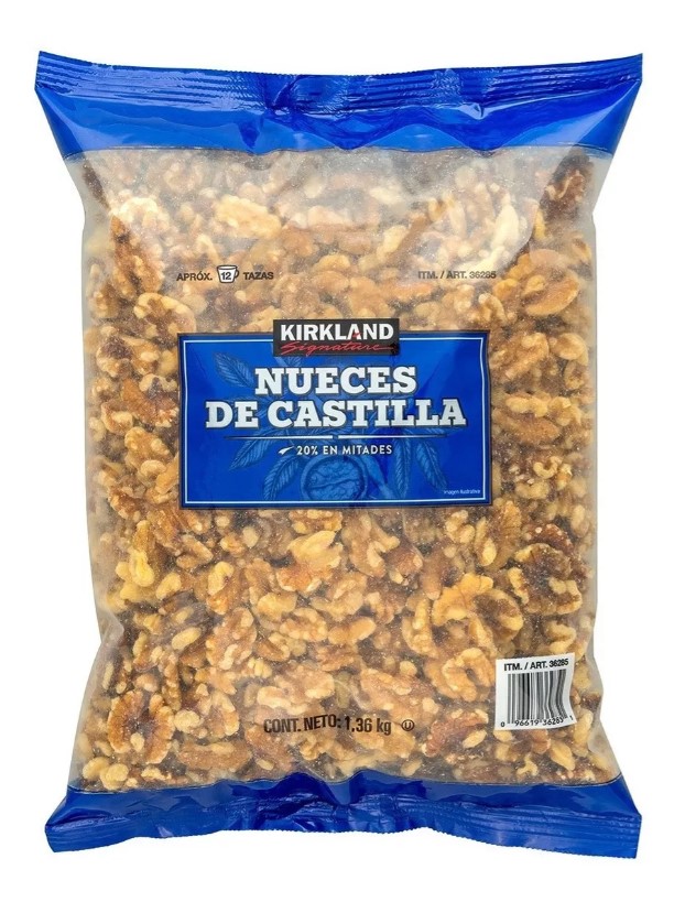 Nueces De Castilla En Mitades Kirkland Signature 1.36 Kg