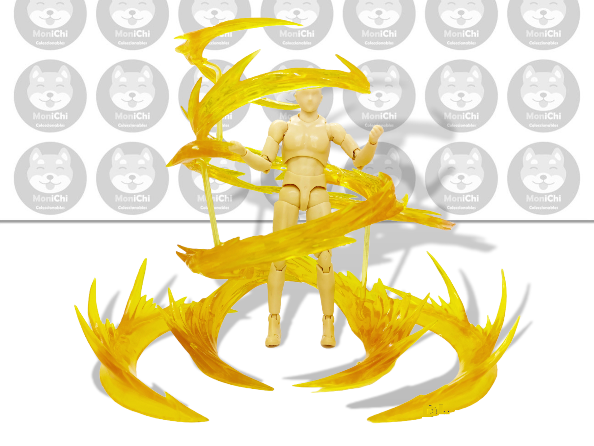 Tamashii Effect Efecto Poder Aura Viento Amarillo Figuarts