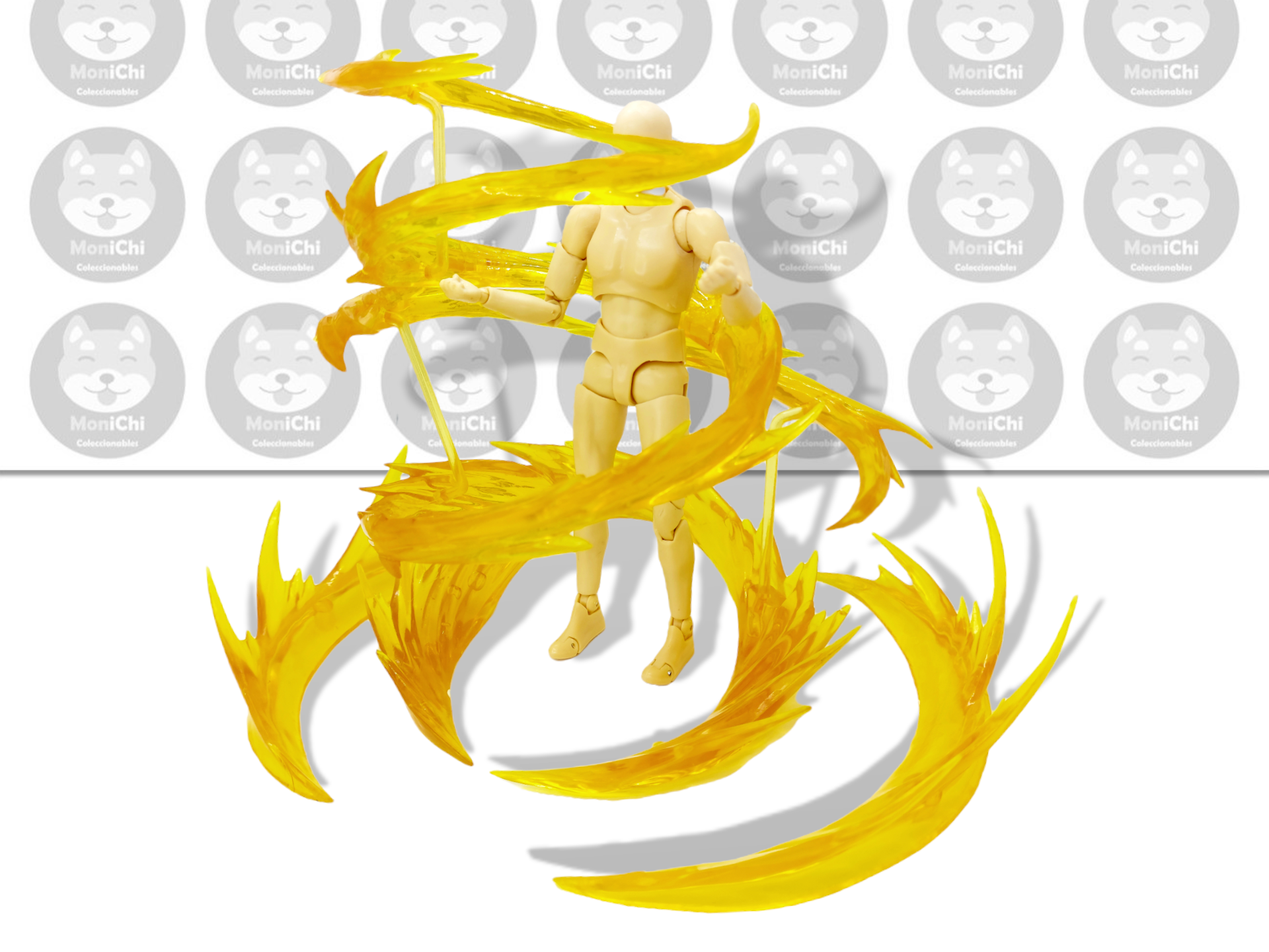 Tamashii Effect Efecto Poder Aura Viento Amarillo Figuarts