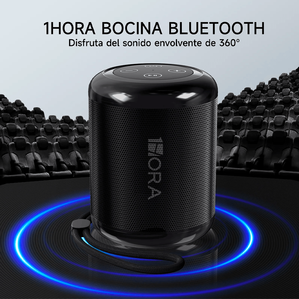 Bocina Portátil Bluetooth 1 Hora Calidad De Sonido Mini Corneta 7 Horas de Duración.