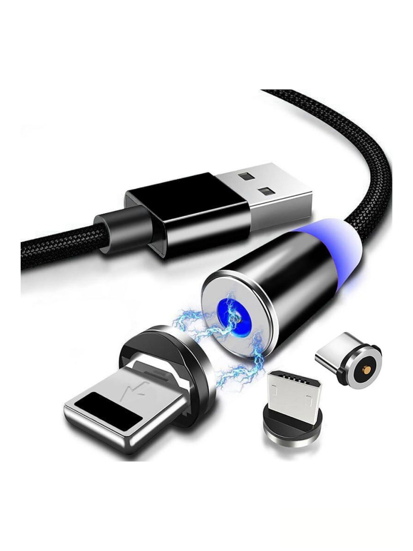 Paquete De 6 Cables Magneticos 3 En 1