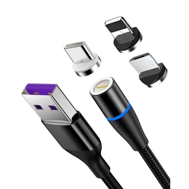 Paquete De 6 Cables Magneticos 3 En 1
