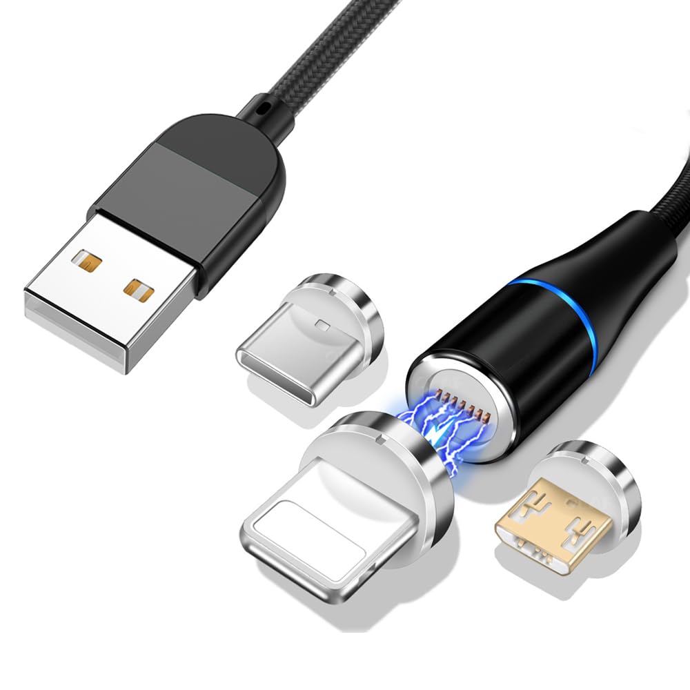 Paquete De 6 Cables Magneticos 3 En 1