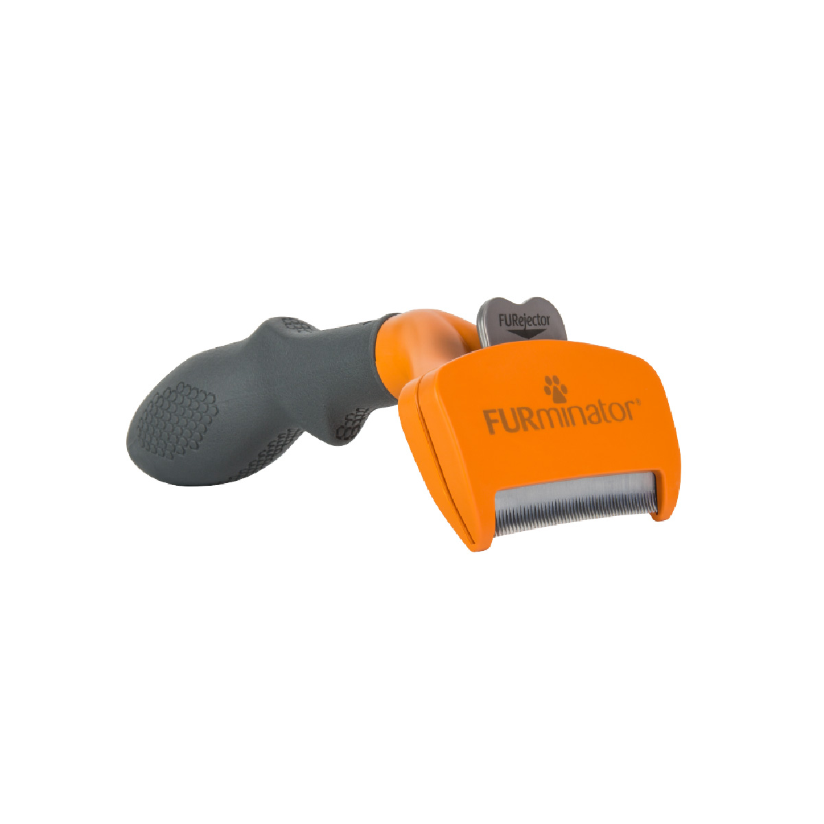 Cepillo Deslanador Furminator para Perro Mediano de Pelo Corto, Naranja