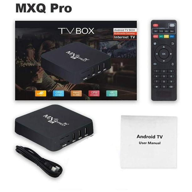 Tv Box 4k MXQ Pro 5g Wifi Android 8gb ram 32rom Smart Tv
