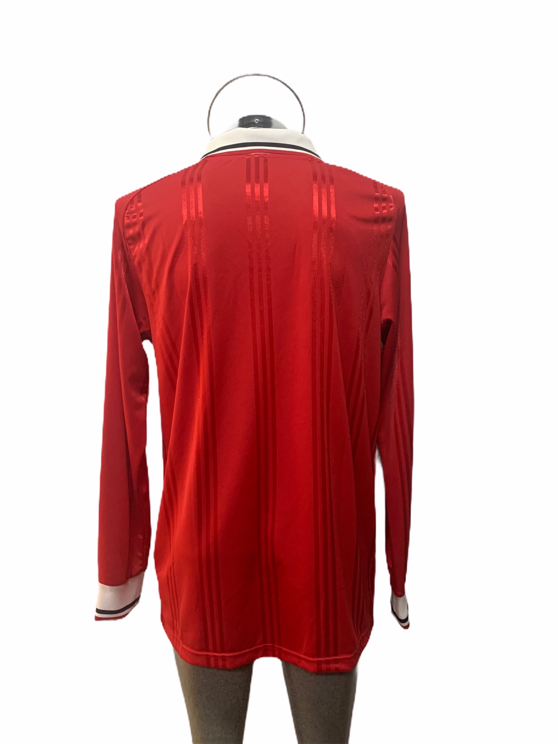 Jersey original Adidas Manchester United de Inglaterra Icon manga larga DX9081.