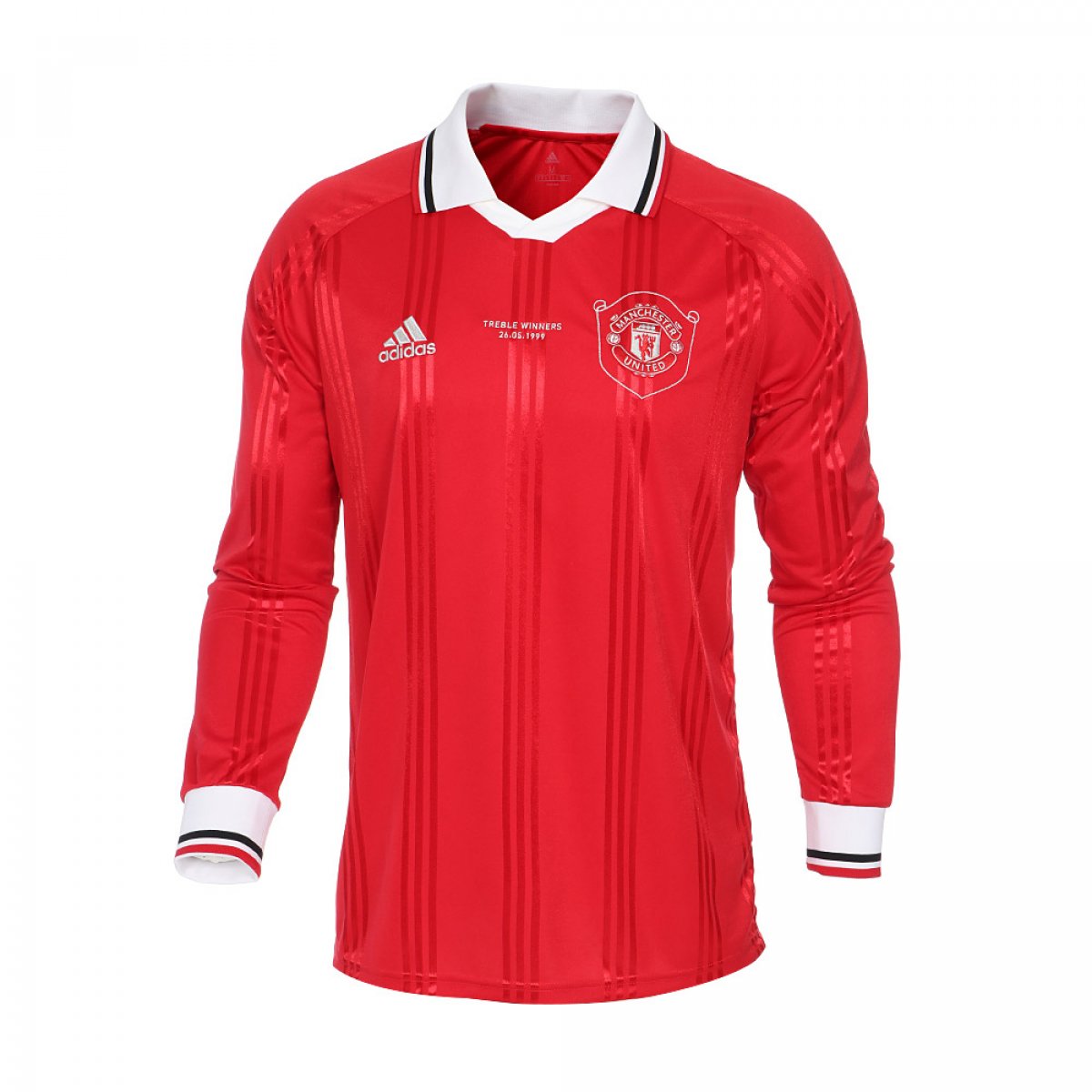 Jersey original Adidas Manchester United de Inglaterra Icon manga larga DX9081.