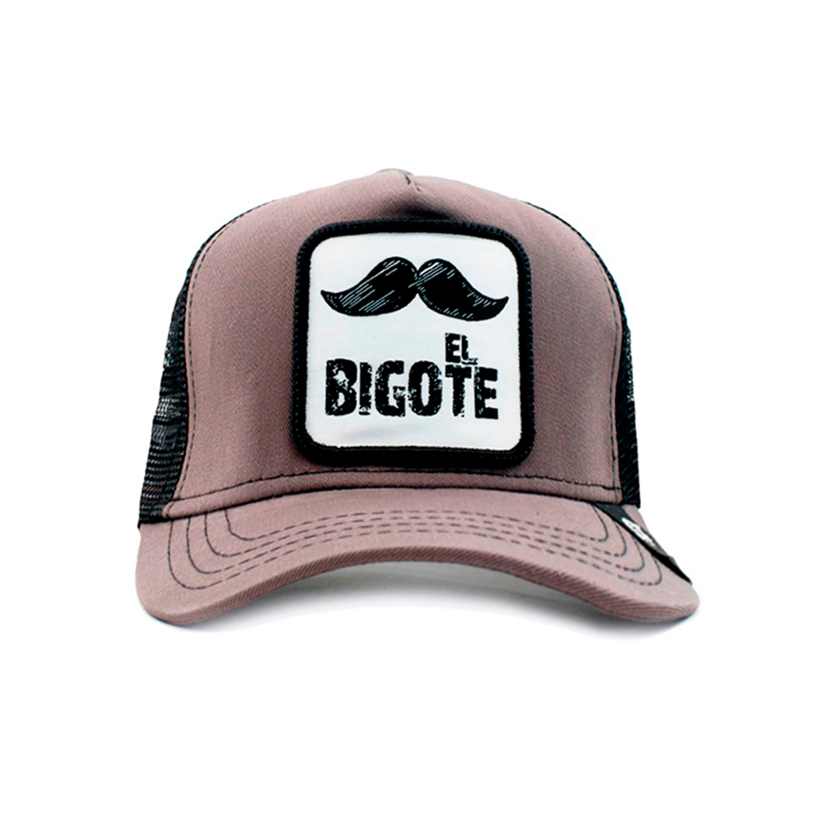 Gorra Pook Bigote Gris 