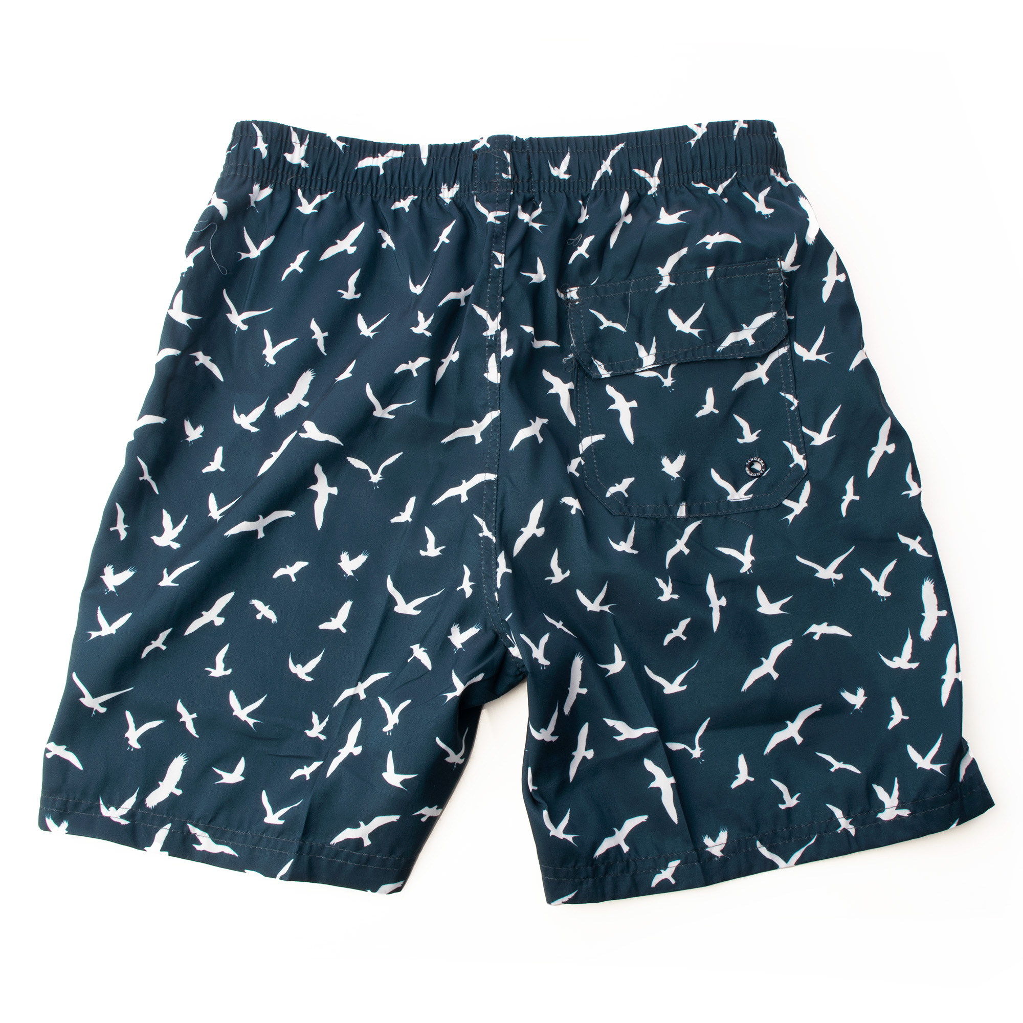 Traje de baño short hombre secado rápido aves marino
