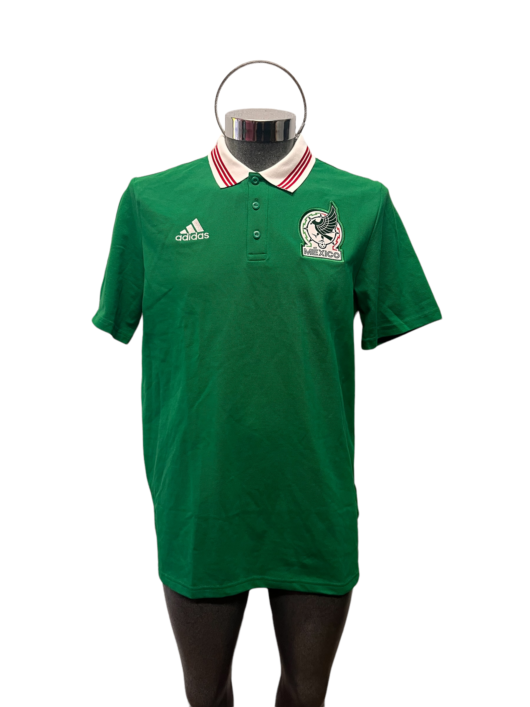 Playera polo Original Adidas Selección Mexicana mundial 2022 HF1444.