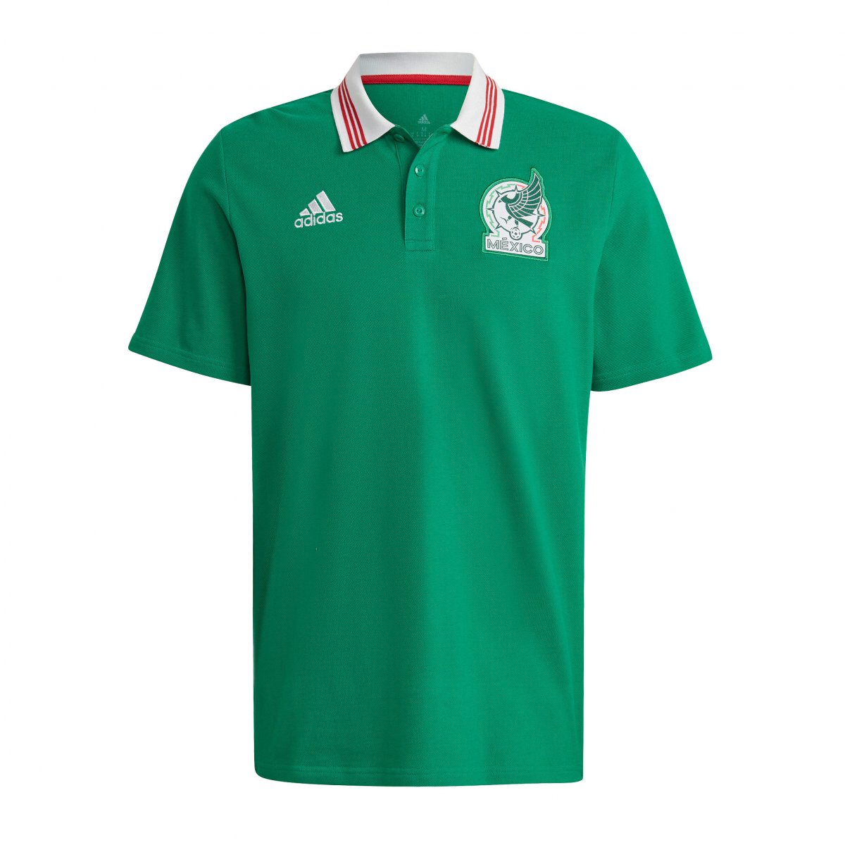 Playera polo Original Adidas Selección Mexicana mundial 2022 HF1444.