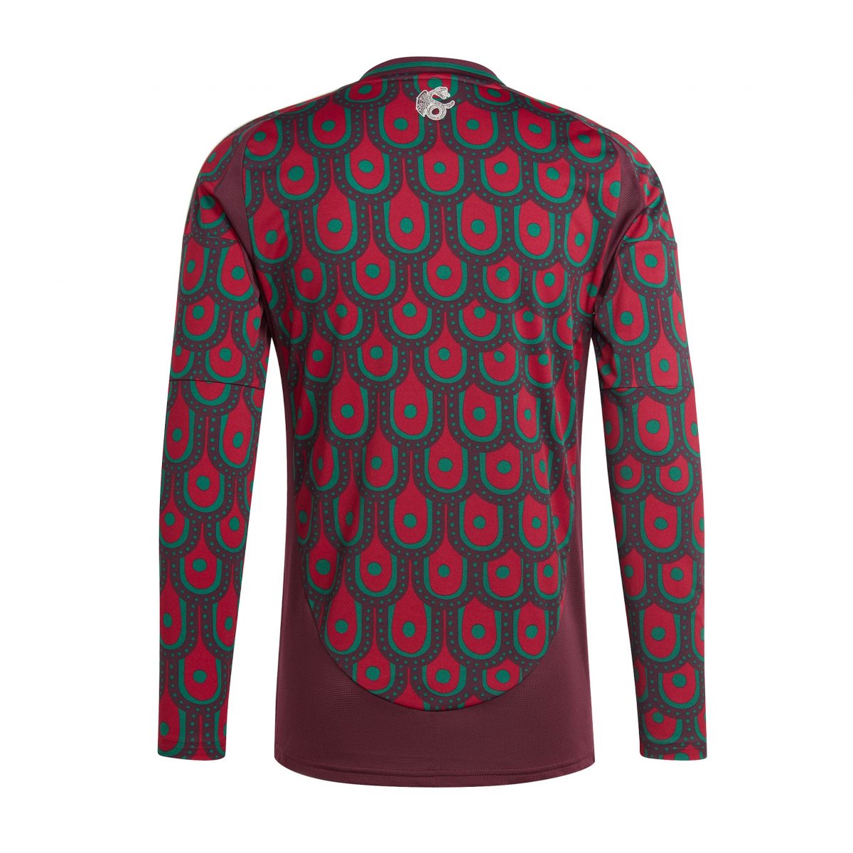 Jersey Original Adidas Selección Mexicana local manga larga 2024 IP6381.