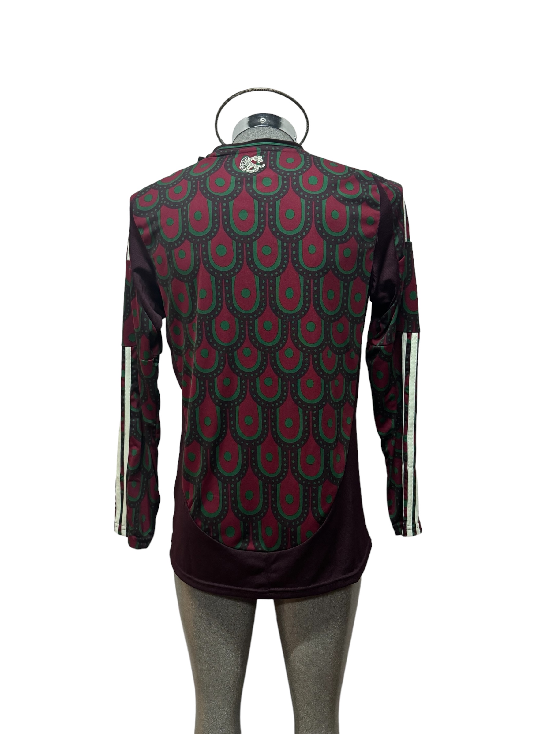 Jersey Original Adidas Selección Mexicana local manga larga 2024 IP6381.