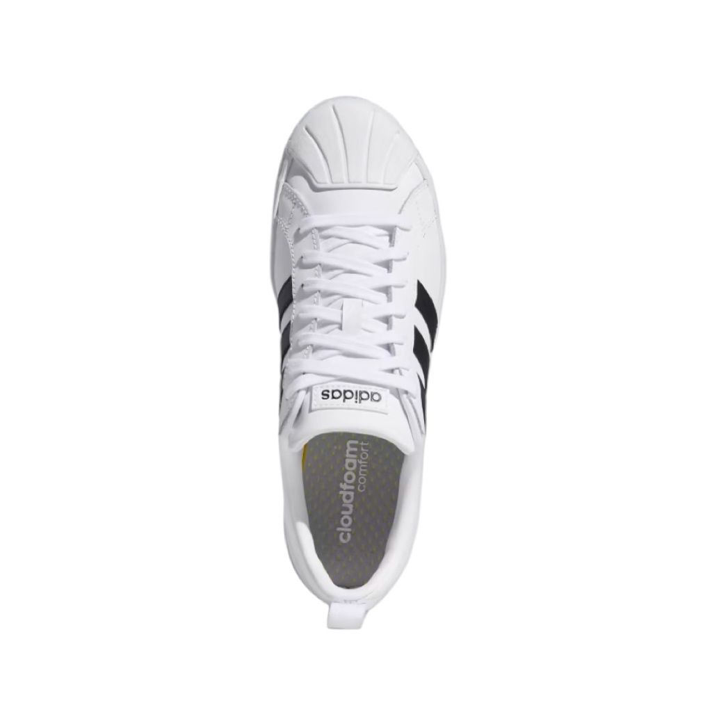 Tenis Adidas Court Low Streetcheck Cloudfoam para Caballero Blancos.