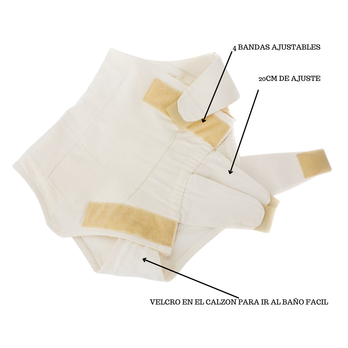 Cinturilla postparto de manta