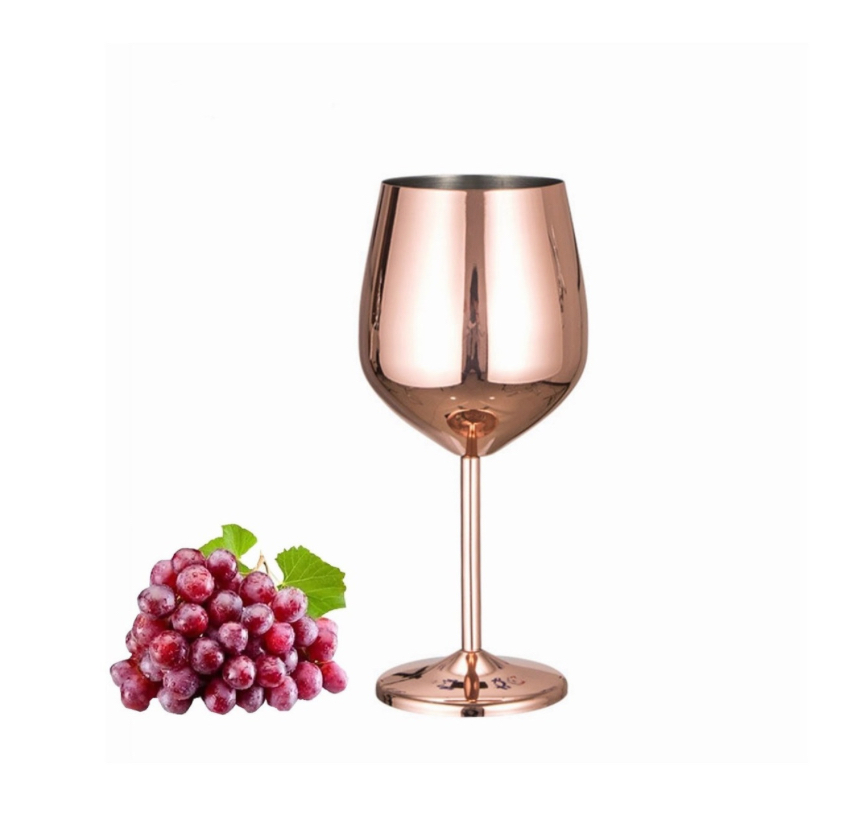 Copas De Vino Metal De Acero Inoxidable.