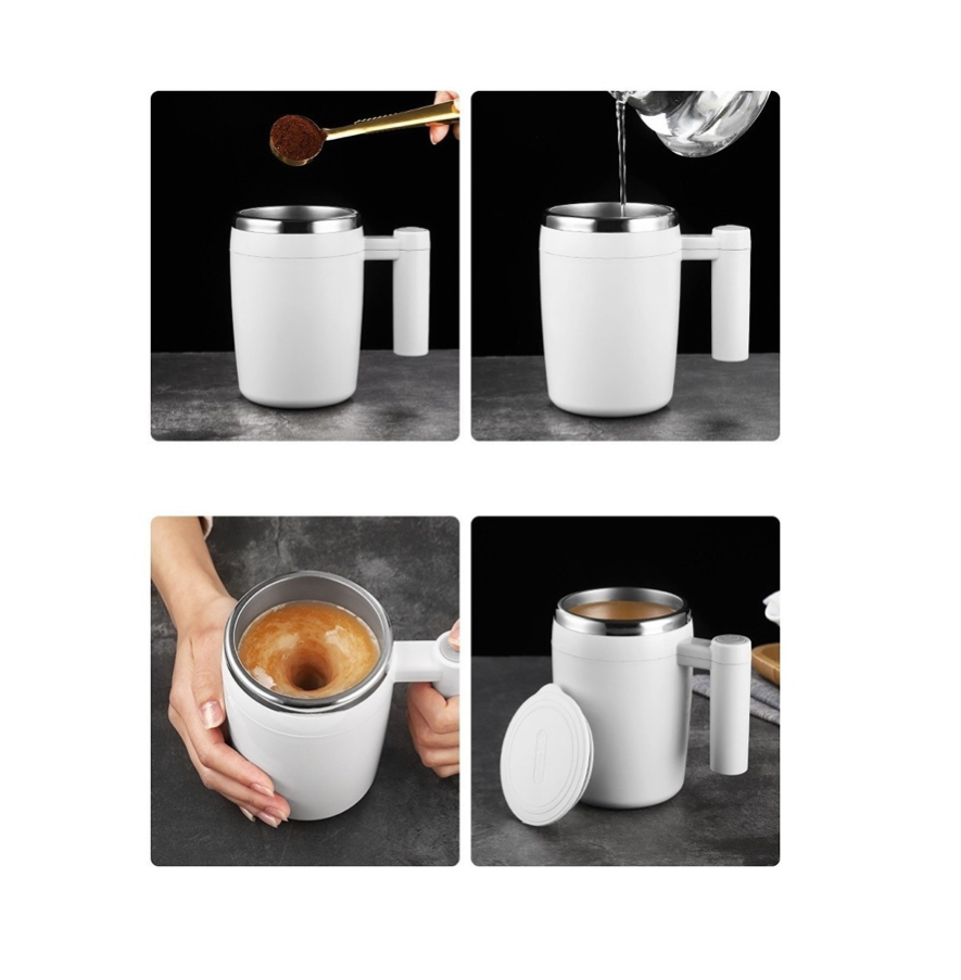 Taza Mezcladora Automática De Café De 14 Oz Recargable .
