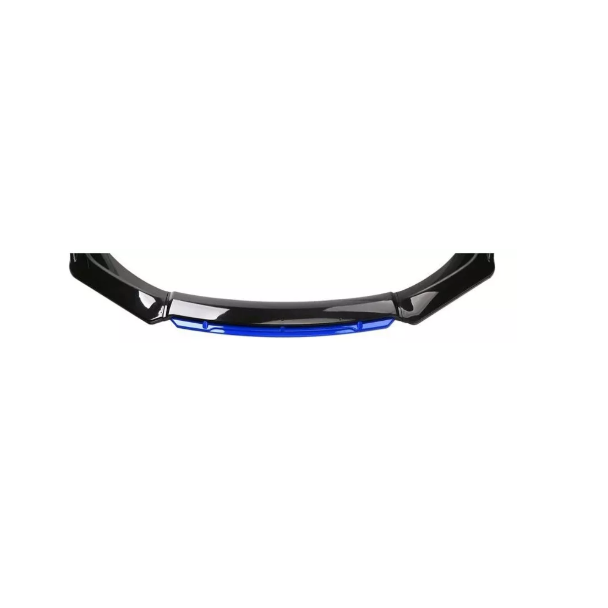 Lip Delantero Universal 4 Piezas Desarmabl Importado Spoiler Negro/Azul