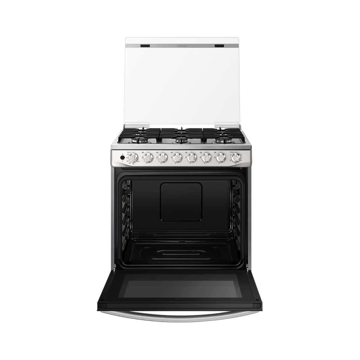 Estufa Samsung NX52T5411MS/AX 30" 6 Quemadores C/Capelo, Comal Silver ALBY ENTREGA SÓLO VÁLIDA EN LA CIUDAD DE MÉXICO Y ZONA METROPOLITANA