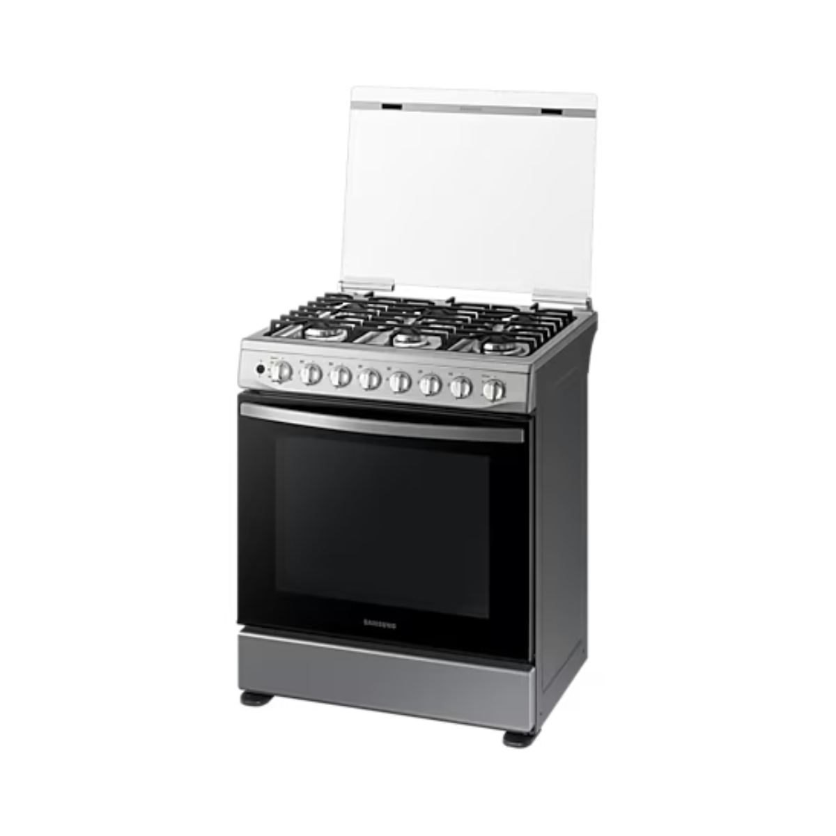 Estufa Samsung NX52T5411MS/AX 30" 6 Quemadores C/Capelo, Comal Silver ALBY ENTREGA SÓLO VÁLIDA EN LA CIUDAD DE MÉXICO Y ZONA METROPOLITANA