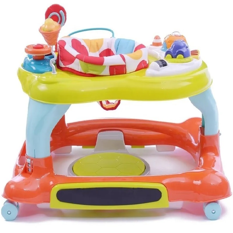 Andadera Centro PRINSEL MultiActivity 3en1 Naranja.